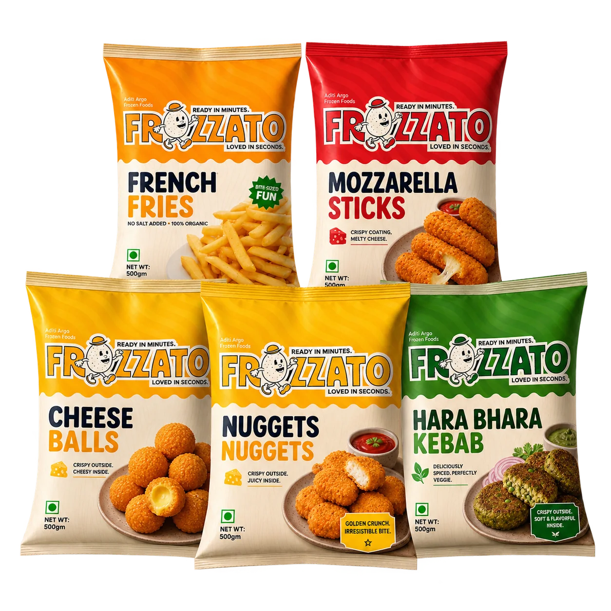 Frozzato frozen food packs